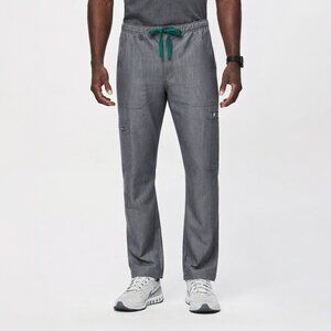 FIGS Cairo Cargo Scrub Pants‎ Men's Large Tall Graphite Gray Medical Workwear